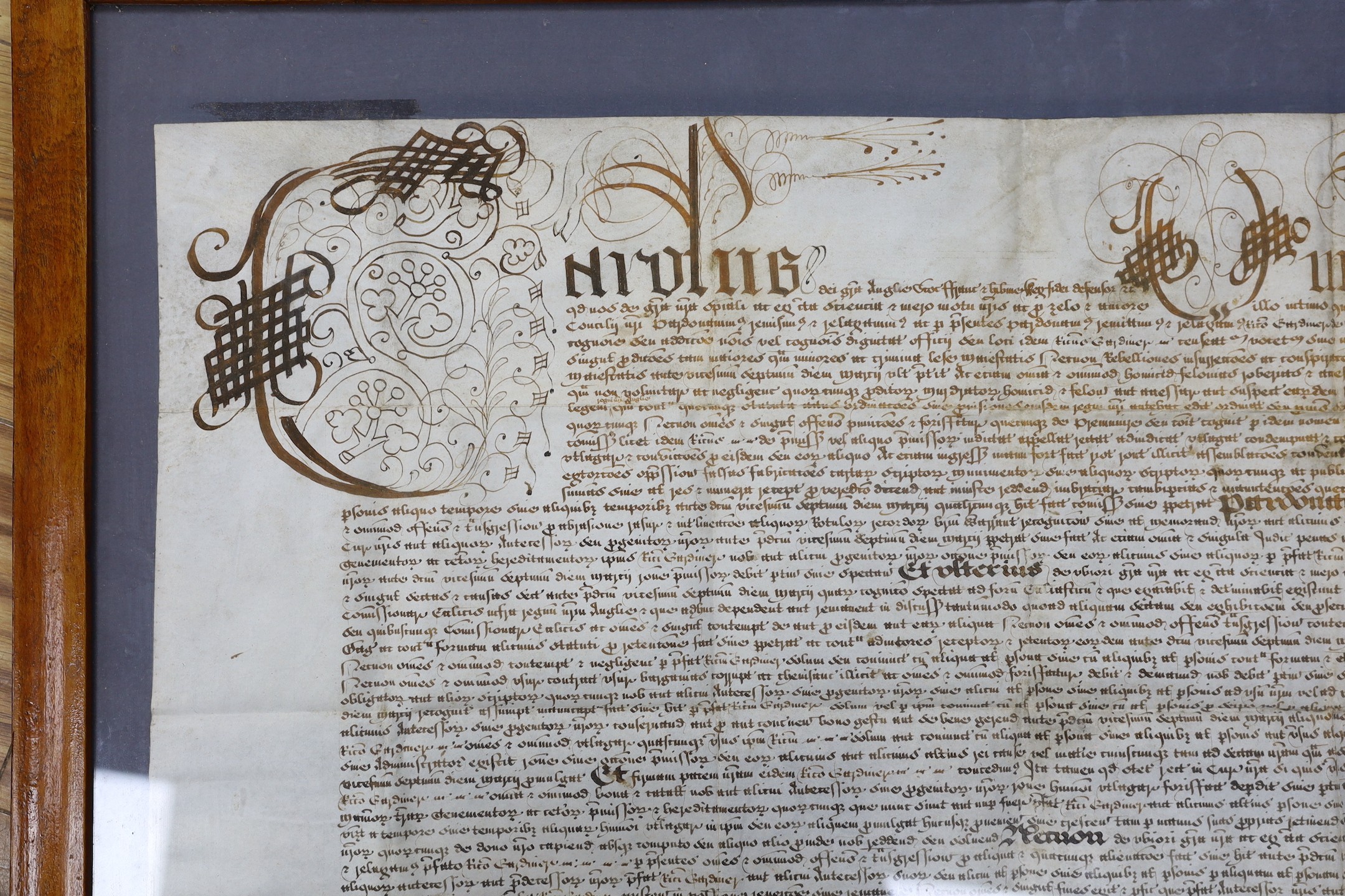 A Charles I General pardon issued to Richard Gardiner of Nortoft in the parish of Guilsborough in Northamptonshire; 10 February 1626